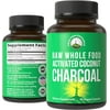 Activated Charcoal Vegan Capsules from Wild Harvested Coconut Shells. Best Safe Charcoal Pills Supplement for Detox, Gas Relief, Bloating. for Men and Women 90 All Natural Tablets