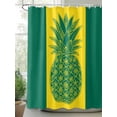 thumbnail image 2 of Pineapple Shower Curtain Set ，Waterproof Fabric Shower Curtains Summer Beach Shower Curtains for Bathroom,Bathroom Decor 36"x72", 2 of 6