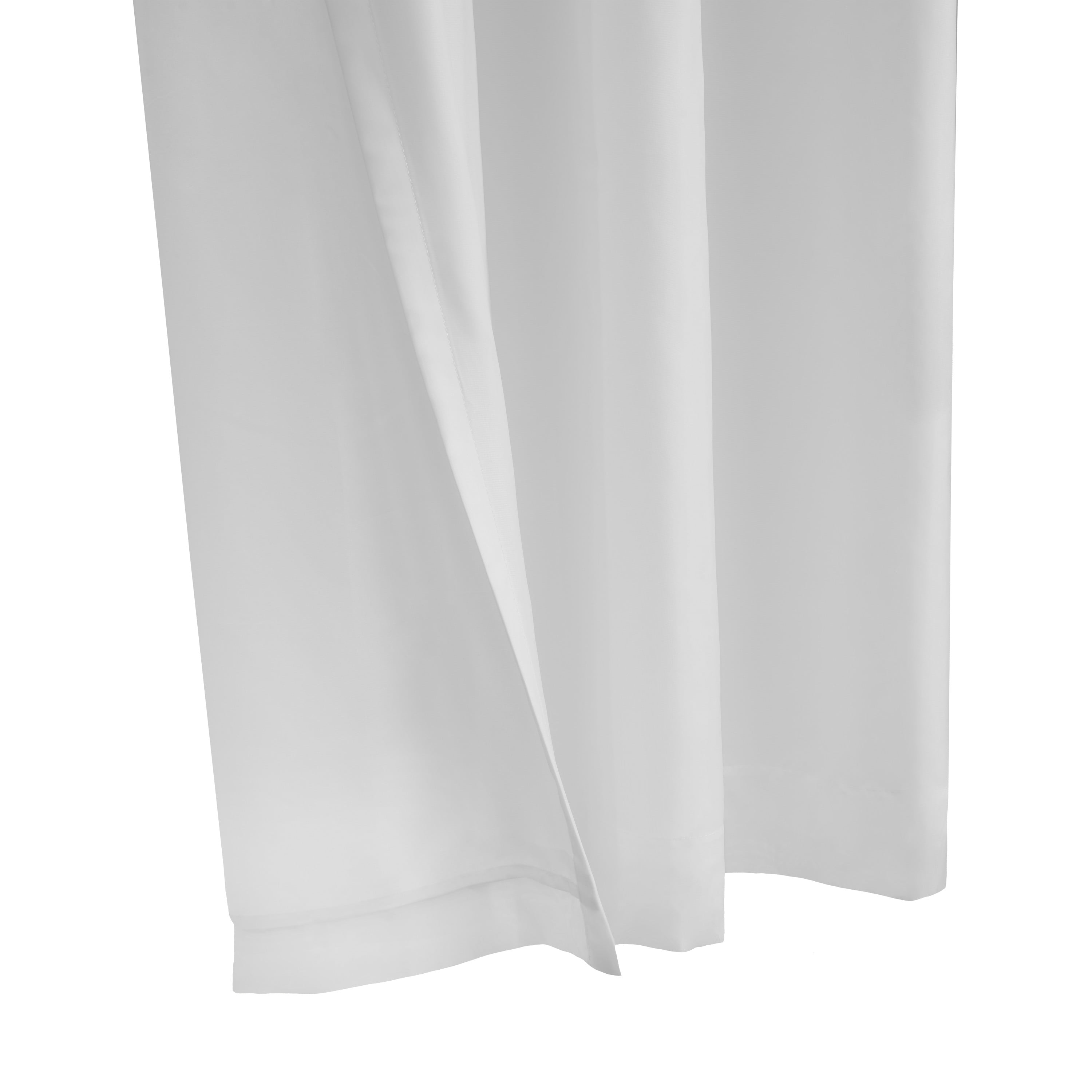 Rhythm Lined Grommet Wide Width Curtain Panel 104" x 72" in White