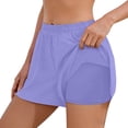 thumbnail image 3 of ibuvkizy Biker Shorts for Women Athletic Running Yoga Shorts Summer Plus Size Casual Elastic Waist Quick Dry Workout Gym Athletic Shorts with Pockets, 3 of 9