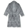 thumbnail image 2 of Sleep On It Boys Plush Flannel Fleece Collar Robe Set with Matching Slippers - Gaming, 6-7, 2 of 4