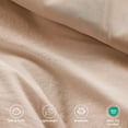 thumbnail image 6 of Regency Heights Twin Size Comforter Set, Boho 2-Piece Pintuck Stitching Dorm Bedding Set, Pleated Twin Bed Comforter Set with Pillow Sham, Blush, Twin/Twin XL, 6 of 11