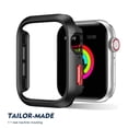 thumbnail image 3 of Allytechgroup Case Compatible with Apple Watch Series 6/5/4/SE 40mm, Support Wireless Charging Shockproof Cover for iWatch Series 6/5/4/SE 40mm for Women Men, Black, 3 of 8