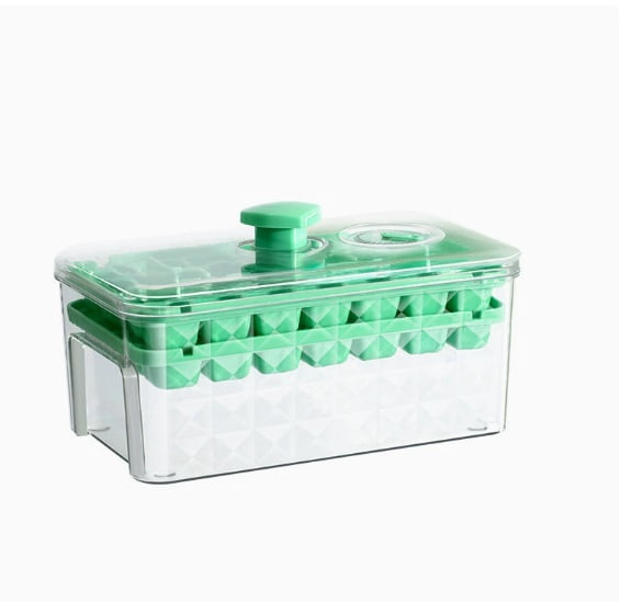 1pc Food-Grade Ice Cube Tray, Easy Press Type Ice Maker for Home Freezer