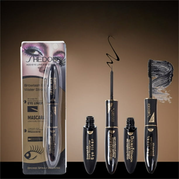 Fiudx Máscara de Pestañas 4D Silk, Realza El Volumen de Las Pestañas, Máscara Negra de Larga Duración, Fórmula Sin Manchas Ni Descamación, Perfecta para Fiestas o Looks Diarios, para Amantes de La Be