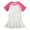 a-Hot Pink, variant on PINQI 2025 Summer Children's Clothing Dresses Girl Love Dress Knitted Cotton Cute Princess Dress With Short Sleeve Pleated Skirt(b-Pink,4-5Years)