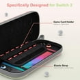 thumbnail image 2 of Slim Storage Bag for Nintendo Switch 2 2025,Carrying Case Travel Bag with 12 Game Card Slots, Protective Bag for Switch 2 Console & Games Accessories, 2 of 3