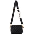 thumbnail image 2 of UTO Small Crossbody Bag for Women PU Leather 3 in 1 Fashion Multipurpose Handbags Shoulder with Coin Pouch(Black Quilted), 2 of 7
