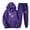 B-Purple, variant on SwiftWear Women 2 Piece Hoodie Sweatshirts Set Dandelion Hoodie and Sweatpants Matching Sets 2024 Fall Outfits Black S