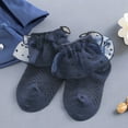 thumbnail image 5 of Biezeib Girl’s Socks, Sweet Lace Trim Socks Soft Elastic Lightweight Kids Socks for Casual Daily, 5 of 6