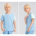 thumbnail image 6 of GYRATEDREAM 2 Pack Boys Compression Shirt Athletic Short Sleeve Baseball Undershirt Soccer Sports Base Layer Top 5-12T, 6 of 11