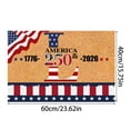 thumbnail image 3 of America 250 Years Welcome Doormat USA 250Th Anniversary Patriotic 1776-2026 Birthday Mat Non- Front Entrance Holiday Doormat For Outdoor Floor Rugs 15.7"X"23.6" L, 3 of 6