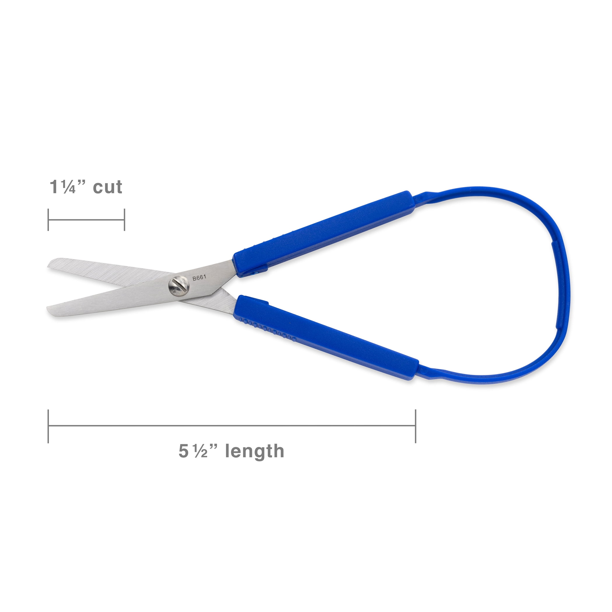 Armada Snippy Easy Spring Loop Scissors, Blunt Tip, Pack of 6