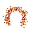 thumbnail image 2 of MMJ 5.74FT Thanksgiving Garland with Maple Leaves, Flexible Artificial Garland for Mantel Window Stair Rail Thanksgiving Decor, 2 of 6