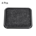 thumbnail image 3 of Furniture Sliders, 4Pcs 1 8/9" - Felt Square Sliding Pads, Reusable Furniture Caster Cups for Carpeted (Black), 3 of 5