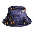 thumbnail image 1 of Balery Mystery House Halloween Night Sombreros para el sol para hombre y mujer, sombrero de pescador con UPF 50+, 1 of 6