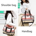 thumbnail image 5 of Bolso de mano SNUG STAR de lona multicolor a rayas para mujer, 5 of 5