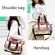 thumbnail image 5 of Bolso de mano SNUG STAR de lona multicolor a rayas para mujer, 5 of 5