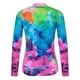 thumbnail image 4 of Maillot de ciclismo colorido de manga larga para mujer, ropa de ciclismo de equipo profesional, maillot de bicicleta de montaña de otoño, camiseta de ciclismo transpirable, 4 of 5