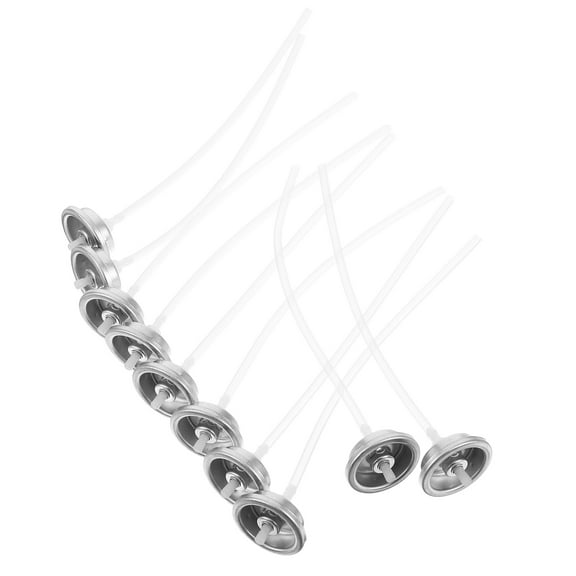 FOLOYORI Plastic Nozzle Silver for Spray Can Extension Adapter 10Pcs 6.92X1.26X1.26in