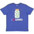 thumbnail image 3 of Inktastic I Love Summer Cute Fireflies Youth T-Shirt, 3 of 5