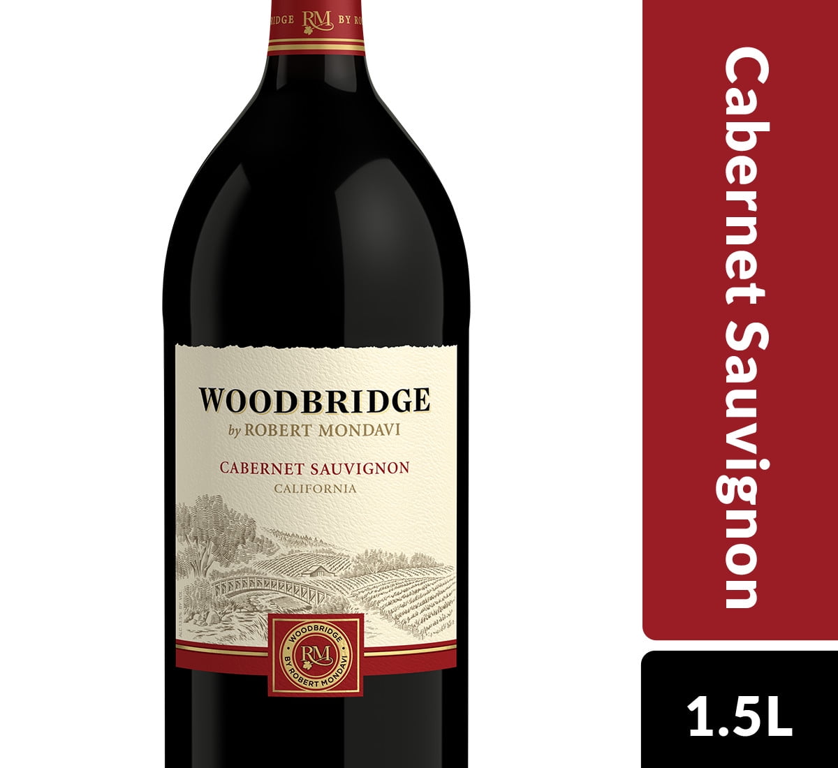 Woodbridge by Robert Mondavi Sauvignon, Red Wine, 1.5 L Bottle