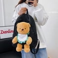 thumbnail image 4 of Mochila Escolar para Mujer Lona Con Oso Regalos Y Niñas, 4 of 7