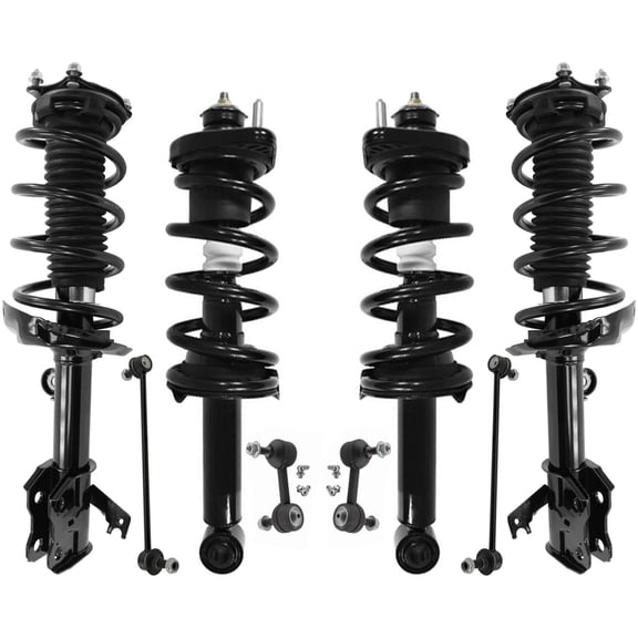 Front & Rear Complete Struts & Links For Honda CR-V Front Wheel Drive 2015-2016