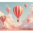thumbnail image 4 of Colorful Design Hot Air Balloon Party Backdrop Fantasy Clouds for Children's Event Celebration Outdoor Decoration, 4 of 4