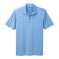 thumbnail image 5 of Yellow Rooster Mens Short Sleeve Shadow Stripe Polo Shirt Carolina Blue XS, 5 of 7