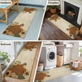 thumbnail image 5 of Runner Rug 2'x6', Vintage Bees Washable Non-Slip Hallway Runner Rugs, Daisy Floral Pastoral Retro Art Bedside Rugs Floor Mats Carpet Runners for Kitchen Bathroom Laundry Room, 5 of 8