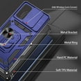 thumbnail image 5 of for Samsung Galaxy S20 FE Case with HD Screen Protector, Build in Ring Stand [Military Grade] Protective Case for Galaxy S20 FE 5G Case,Blue, 5 of 13