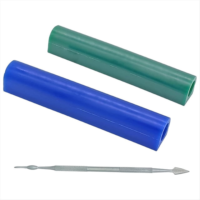 2 Tubos de para Tallar Anillos, Kit de Moldes para Fundición de Anillos de Joyería, Herramientas para Tallar Anillos (T150)