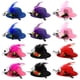 thumbnail image 1 of 12 mini pinzas para el cabello con forma de sombrero, horquillas para niñas, accesorios para fiestas y baile (color aleatorio), 1 of 7