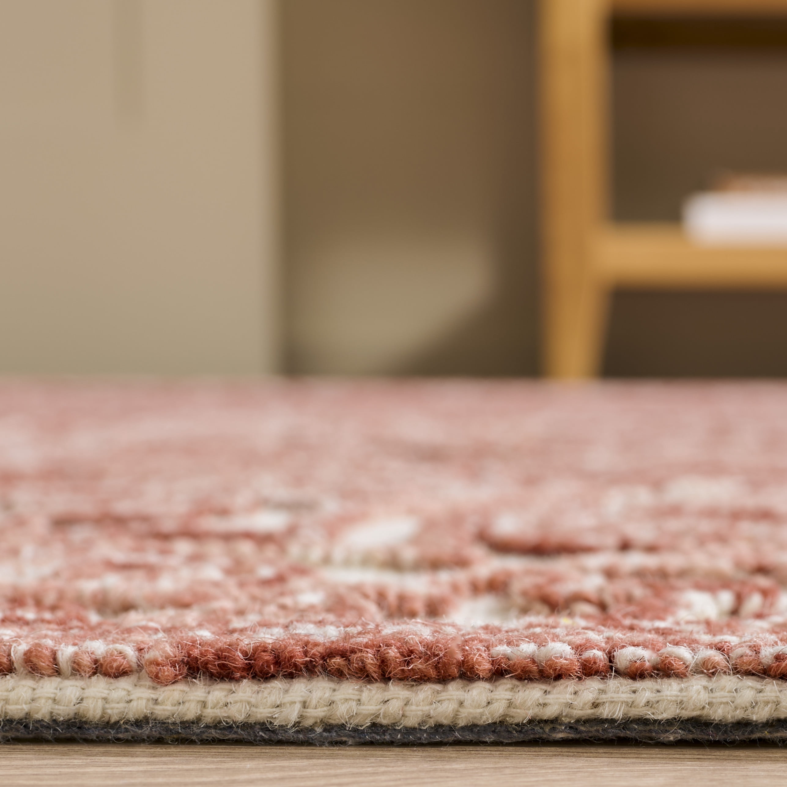 Safavieh Martha Stewart Trace Justina Floral Area Rug, Ivory/Rust, 3' x 5'