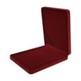 thumbnail image 3 of Caja de almacenamiento de collares, caja de almacenamiento de joyas, caja de colección, caja de joyería de terciopelo, caja organizadora de collares borgoña, 3 of 8