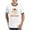 Black/White, variant on - Boo Haw: Playful Ghostly Design Men's Ringer T Shirt - 100% Cotton Ringed T-Shirt
