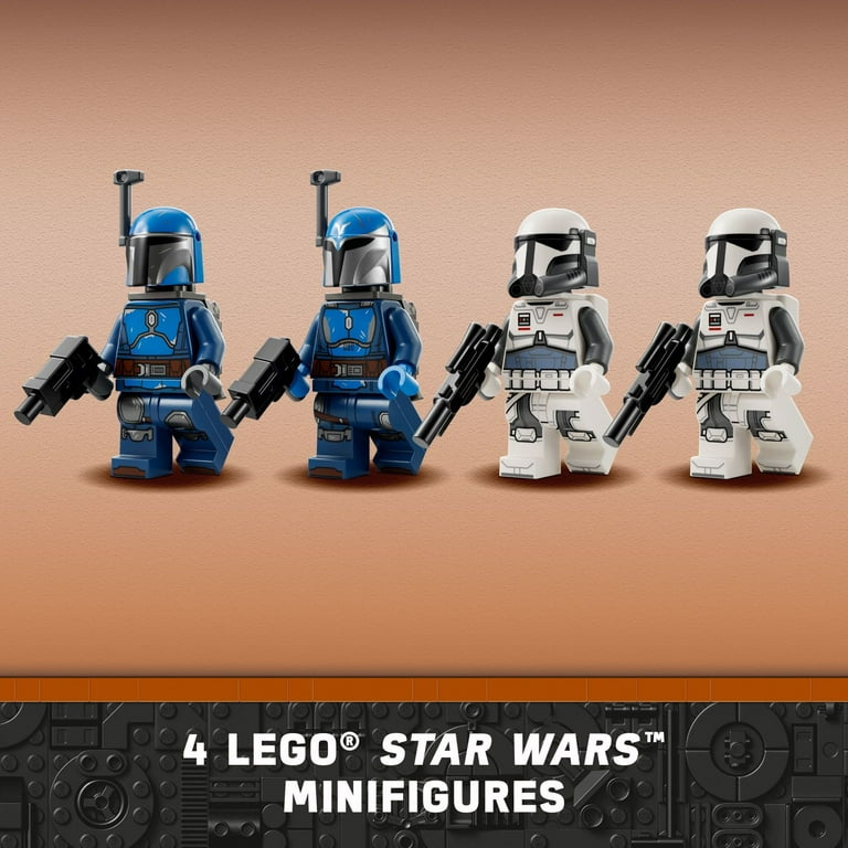 LEGO Star Wars The Mandalorian Ambush on Mandalore Battle Pack Building Toy with 4 Star Wars Minifigures Collectible Brick Built Playset Star Wars Gift Idea for Boys and Girls Ages 6 and