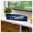 thumbnail image 4 of Dallas Cowboys 5" x 18" Shadow Logo Wood Mantle Sign, 4 of 4