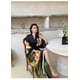 thumbnail image 3 of Bata Kimono larga para mujer, bata de seda Floral, bata de baño sedosa de satén, ropa de dormir, batas de boda para dama de honor, 3 of 4