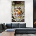 thumbnail image 2 of ARTCANVAS The Libyan Sibyl - Sistine Chapel Ceiling 1511 Canvas Art Print by Michelangelo - Size: 60" x 40" (1.50" Deep) (3-Piece), 2 of 9