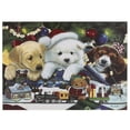 thumbnail image 1 of Puzzle HUOGUO Christmas Puppy 1000 piezas para adultos y niños, 1 of 5
