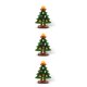thumbnail image 4 of Bewildely de Decoración de árbol de Navidad Adorno de Muñeca Centro de Decoración Metal Craft Farmhouse Decorativo Verde S 3Conjunto, 4 of 6