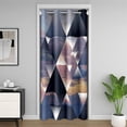 thumbnail image 2 of Geometry Triangle Sky Cloud Door Curtains for Doorway Closet Curtain for Living Room Bedroom Blackout Grommet Doors Cover r, 2 of 7