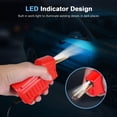 thumbnail image 3 of Handheld Plastics Welding Machine Portable Car Panel Crack Repairs Kit Thermal Cutting Hot Stapler Plastics Repairing Tool Set with 400PCS Stapling Nails, 3 of 7