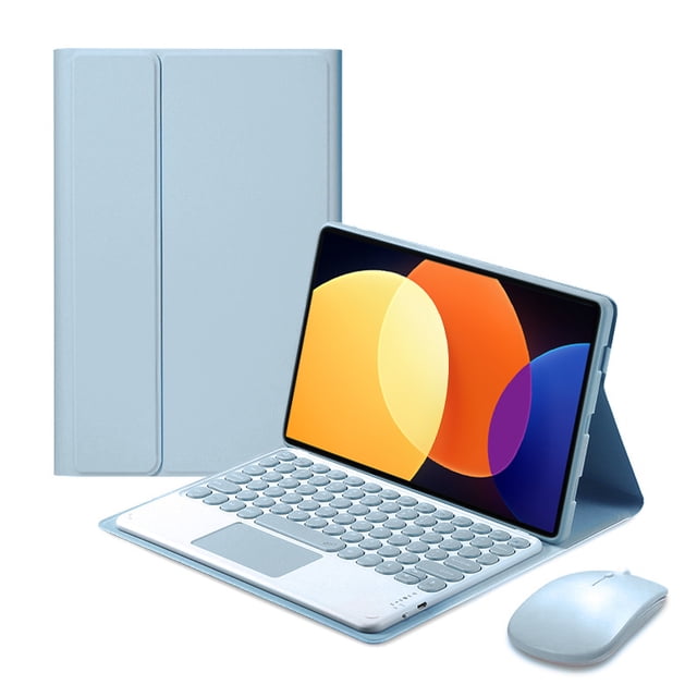 Tablet Cover For Mi Pad 6 Pro 11in,Keyboard Case For Xiaomi Pad 5 Pro 11 12.4 Inch, Keyboard Cover for Redmi Pad SE 11" 10.61" Blue F Xiaomi 6 6Pro 11in