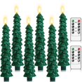 thumbnail image 1 of Velas sin llama para árbol de Navidad Lezonic con mando a distancia de 25 cm, 6 unidades, 1 of 9