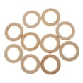 thumbnail image 2 of 10Pcs 50mm/2.17inch Natural Unfinished Wooden s Pendant Connectors for DIY Projects Jewelry And Craft Making Accessories, 2 of 8