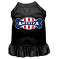 thumbnail image 1 of Bonely In America Screen Print Dress Black Xxl (18), 1 of 1
