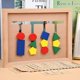 thumbnail image 1 of Juguetes educativos de madera para niños Juego de combinación de colores y formas para aprender el pensamiento lógico-(forma)// kaili Sencillez, 1 of 2